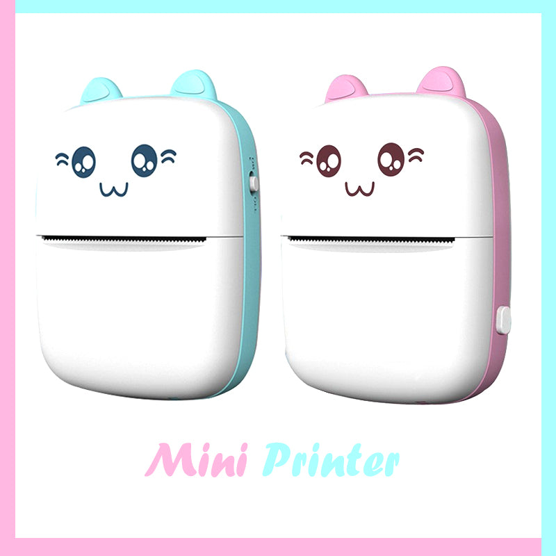 Cute Portable Mini Printer – Wireless Pocket Printer - Siyyah