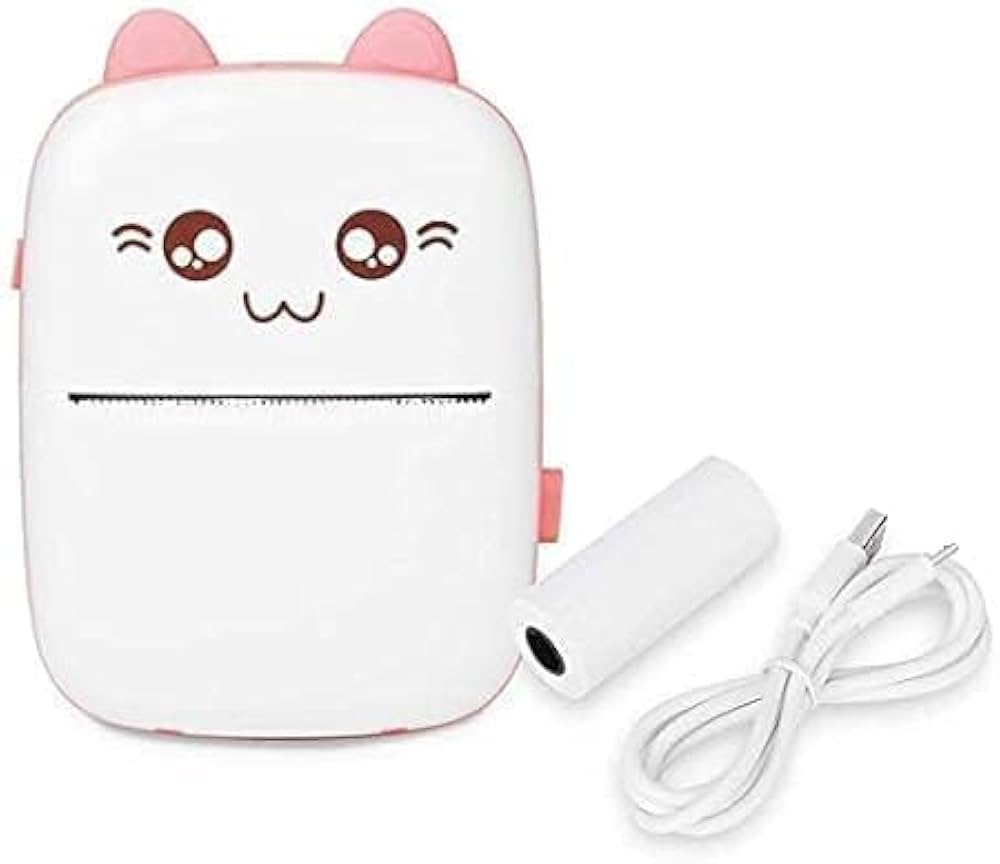 Cute Portable Mini Printer – Wireless Pocket Printer - Siyyah