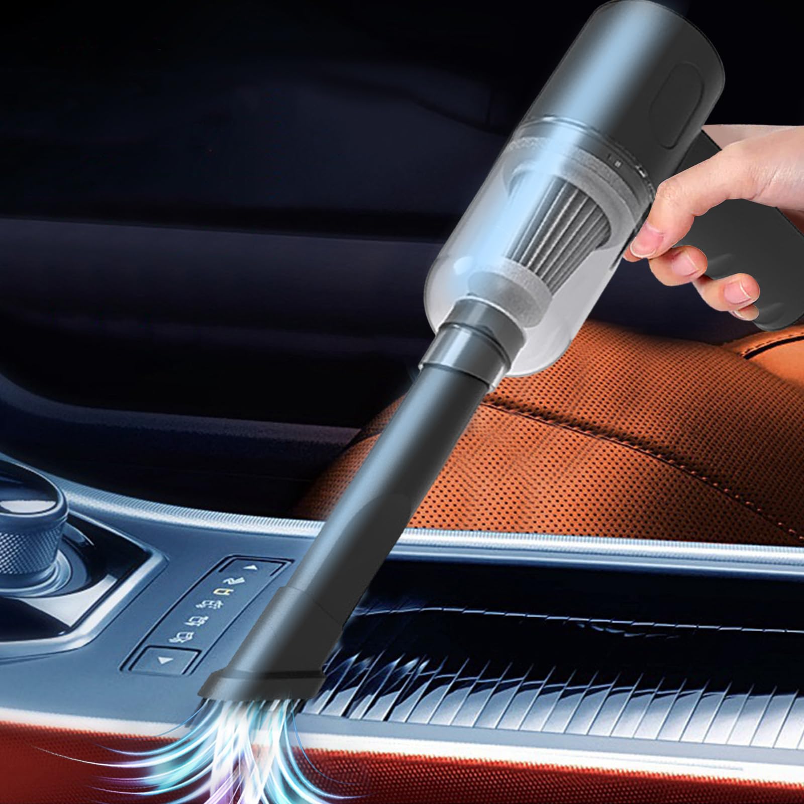 2-in-1 Wireless Handheld Car Vacuum Cleaner – Strong Suction for Car & Home