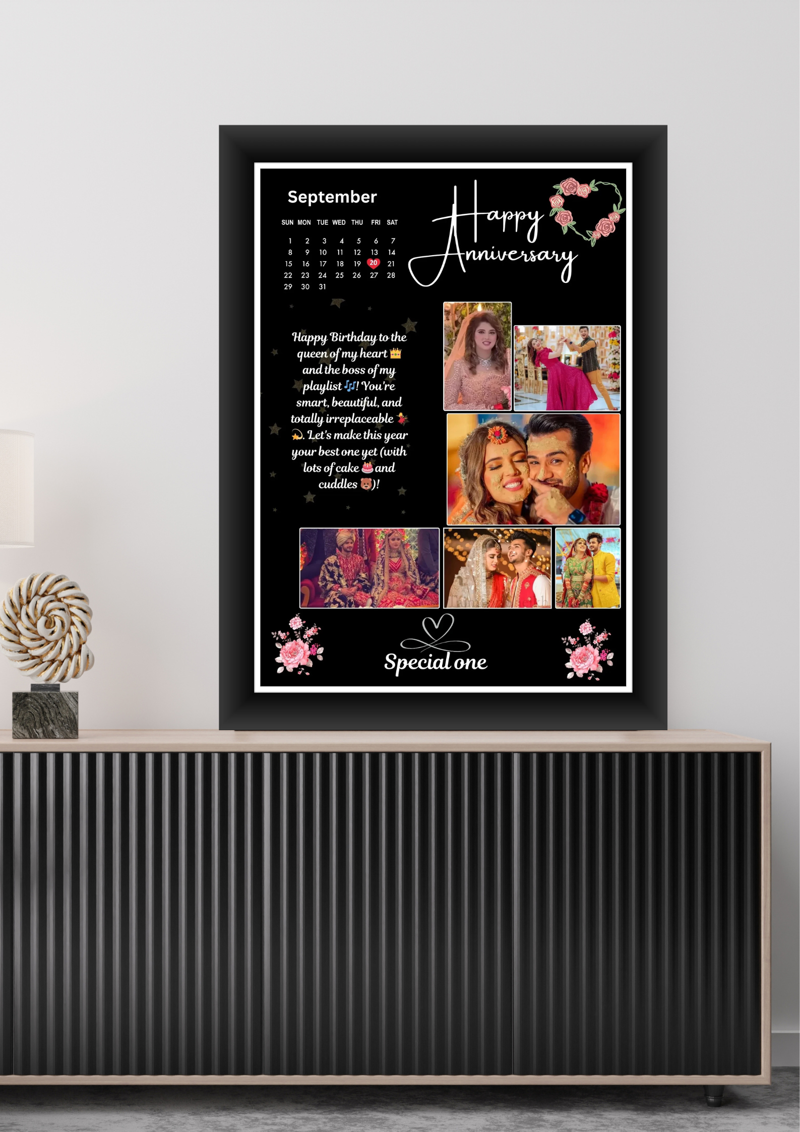 Wedding Anniversary frame for couple