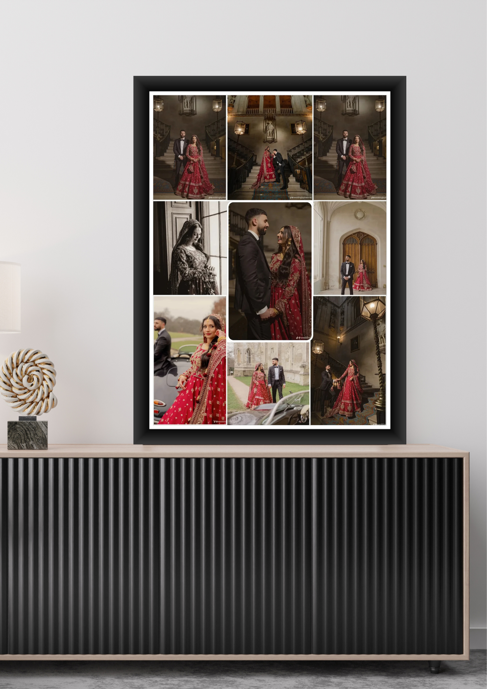 Customized collage frame for couple