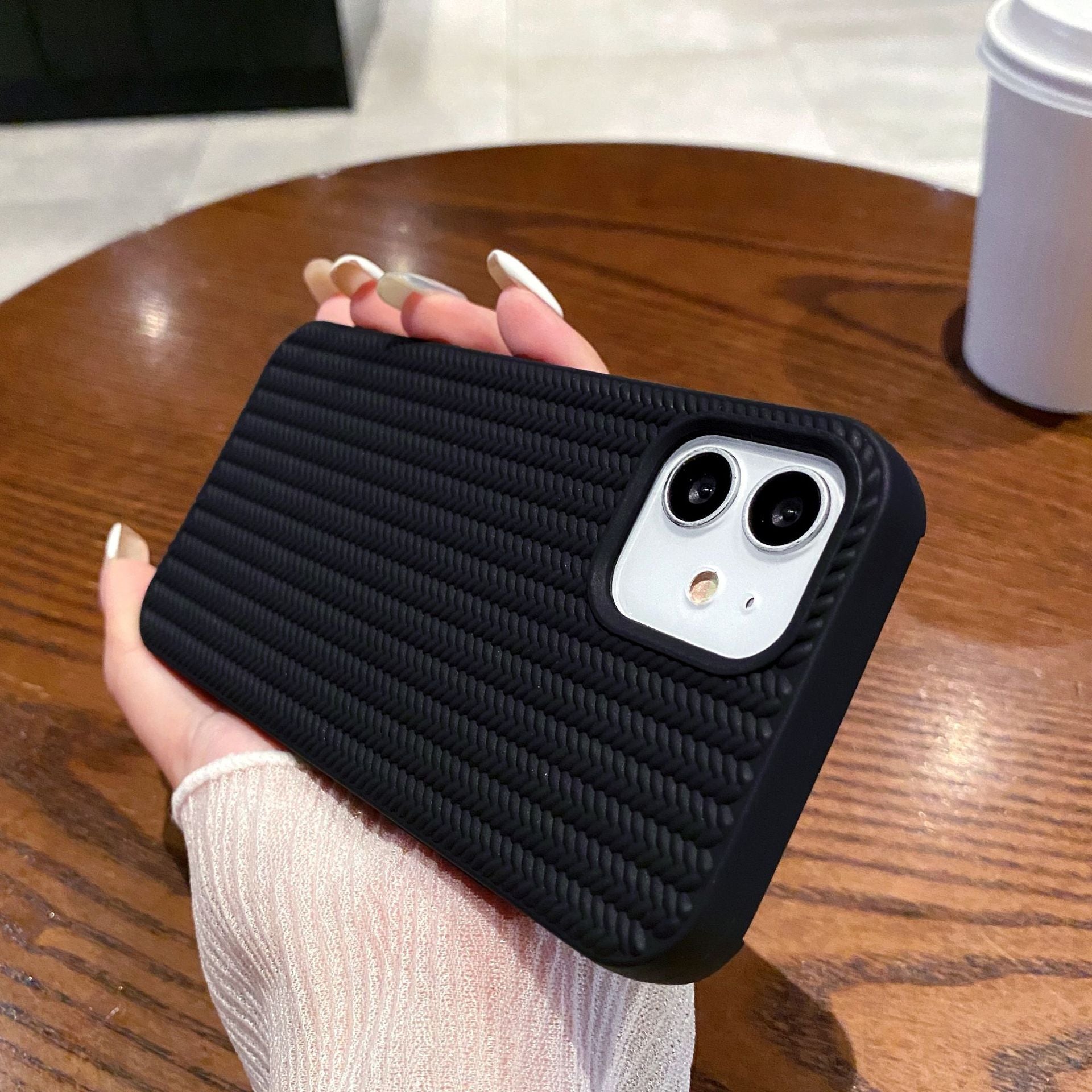 Woven Case Wool Texture For Apple IPhone Series