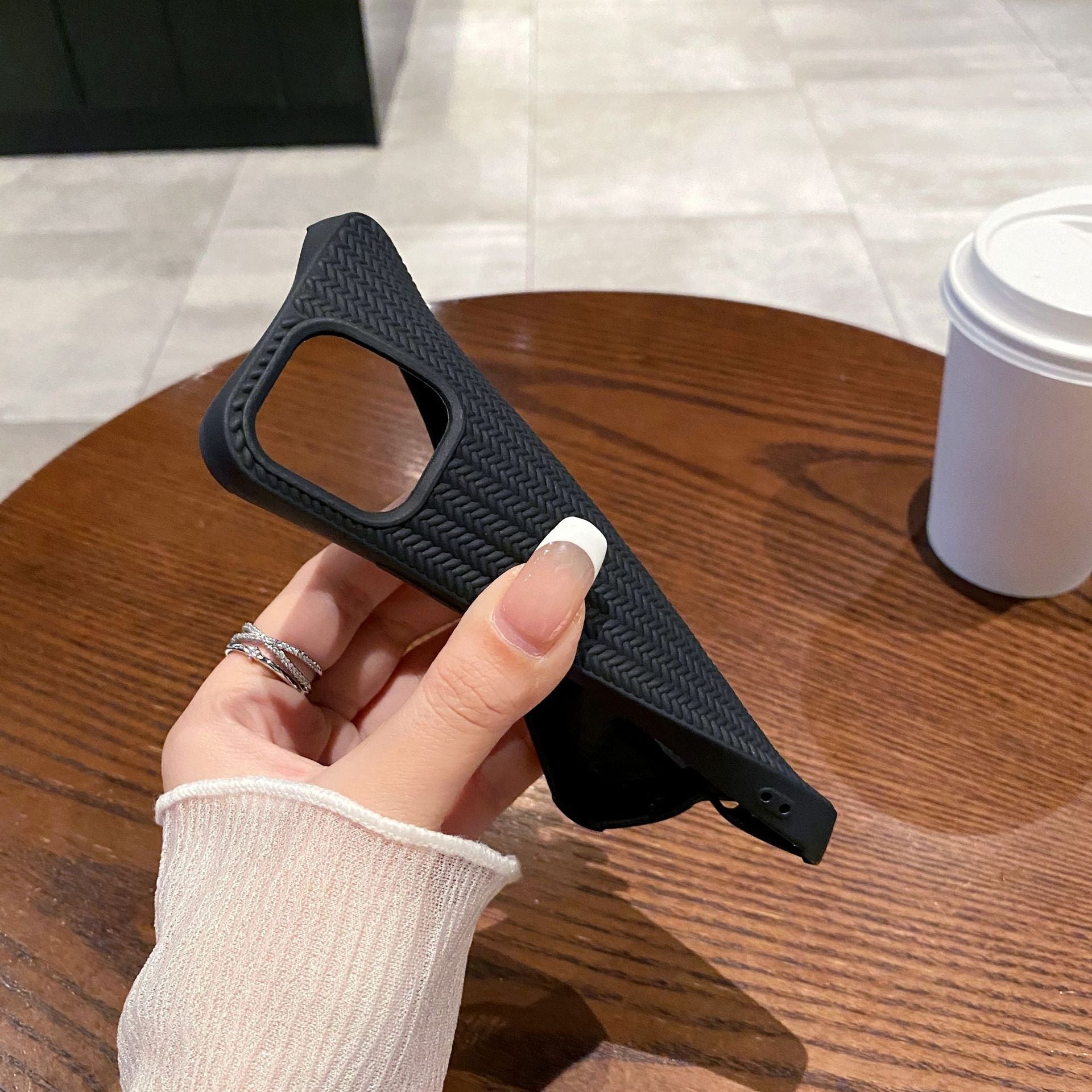 Woven Case Wool Texture For Apple IPhone Series