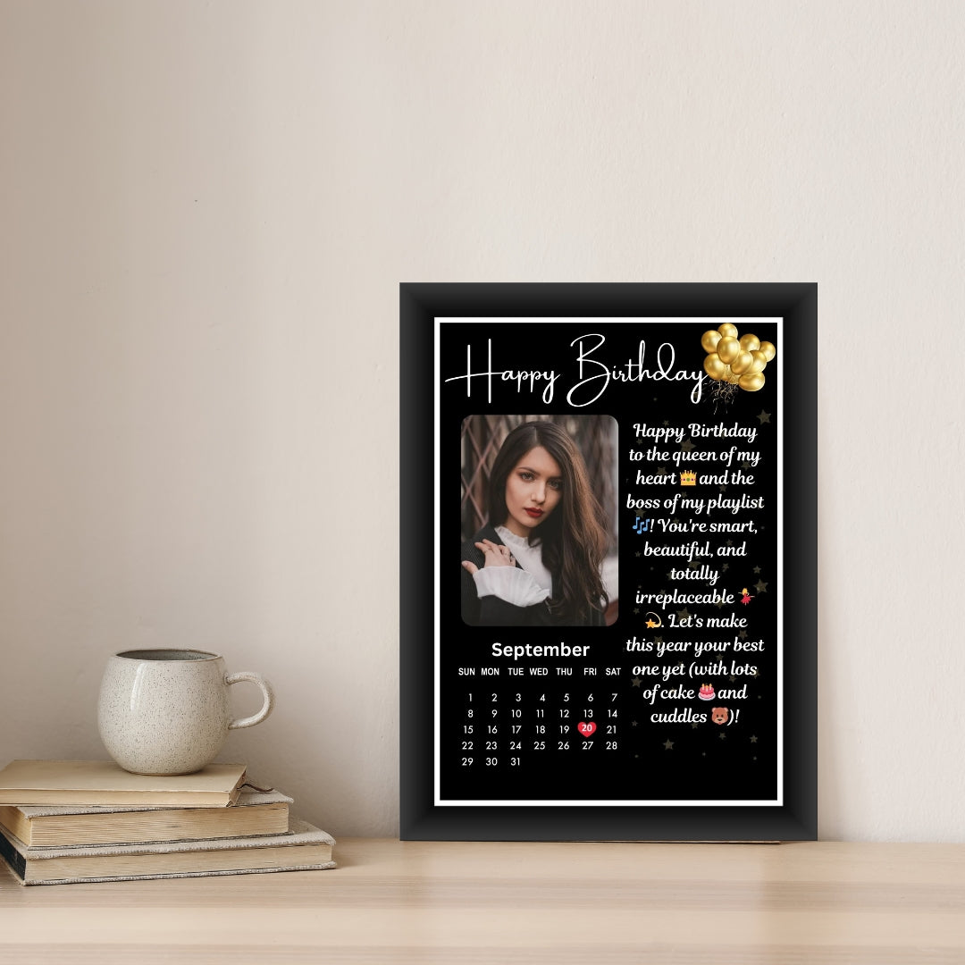 Photo Frame Customize your Picture on Them Birthday Gift Anniversary Frame