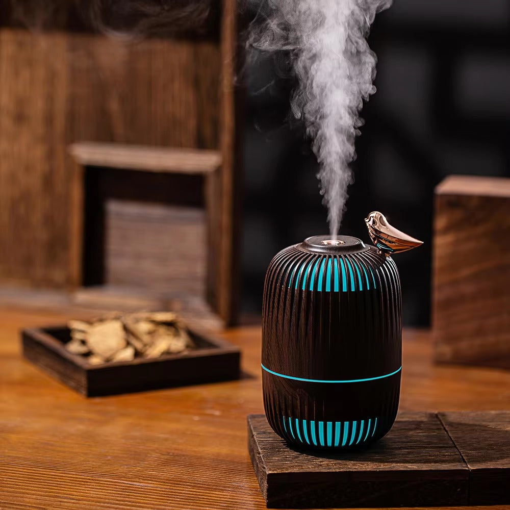 Bird Design Air Humidifier With Color Effecting Lights