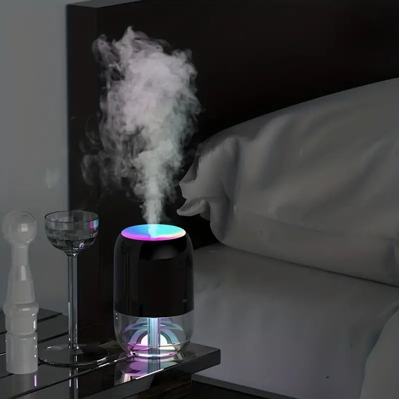 RGB LED Travel-Friendly  Humidifier For Home, Office, and Car