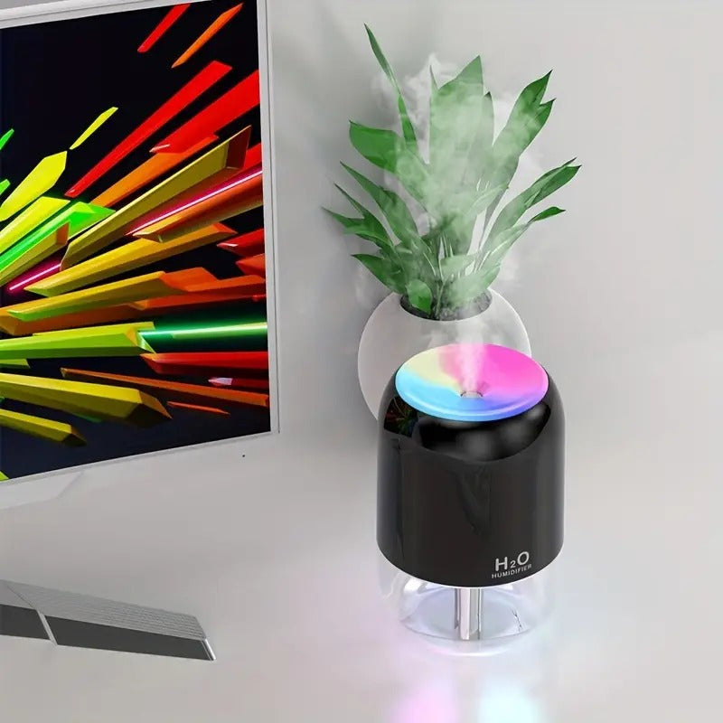 RGB LED Travel-Friendly  Humidifier For Home, Office, and Car