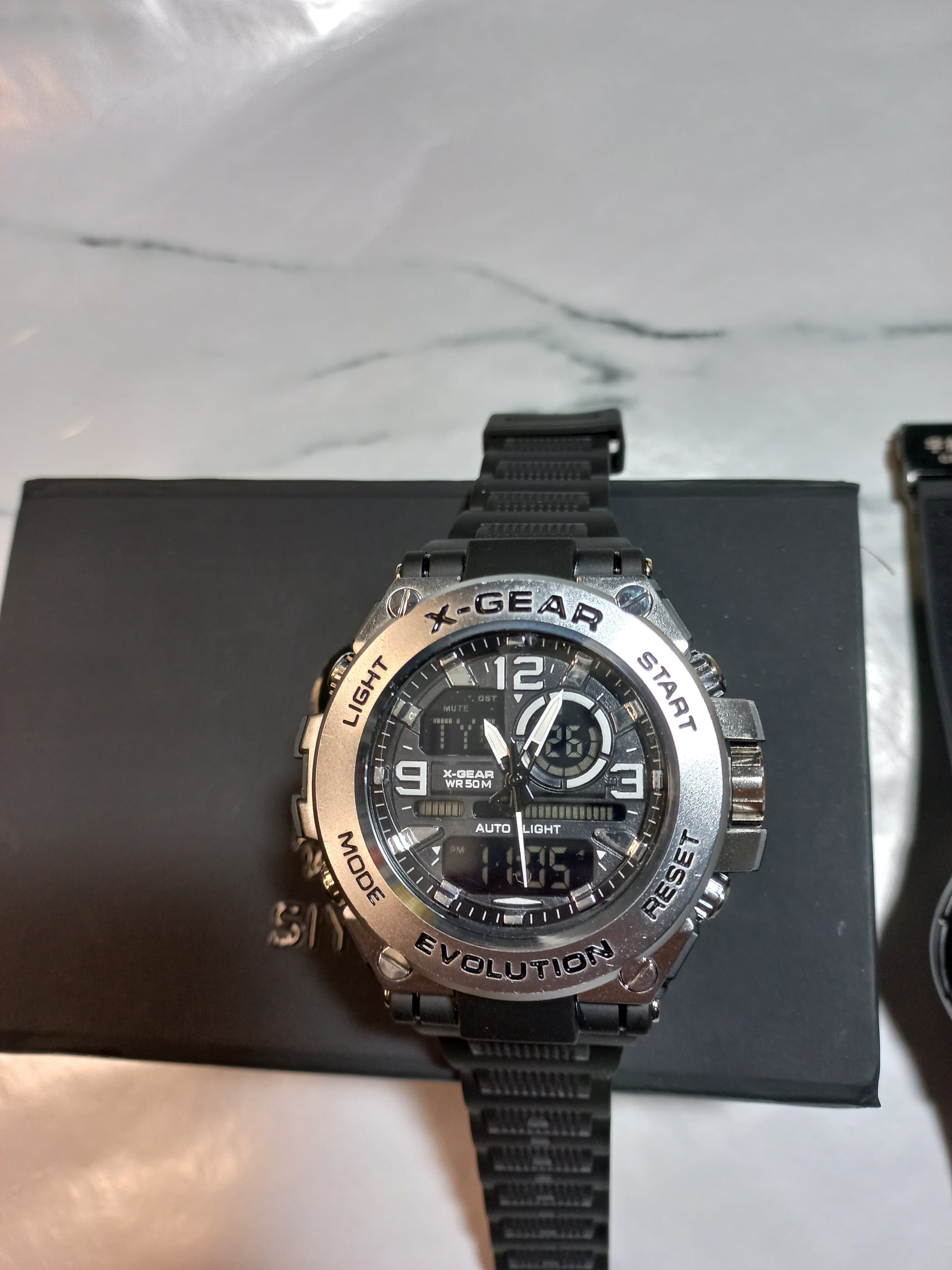 X Gear-985 Dual Time Waterproof Sports Watch For Men