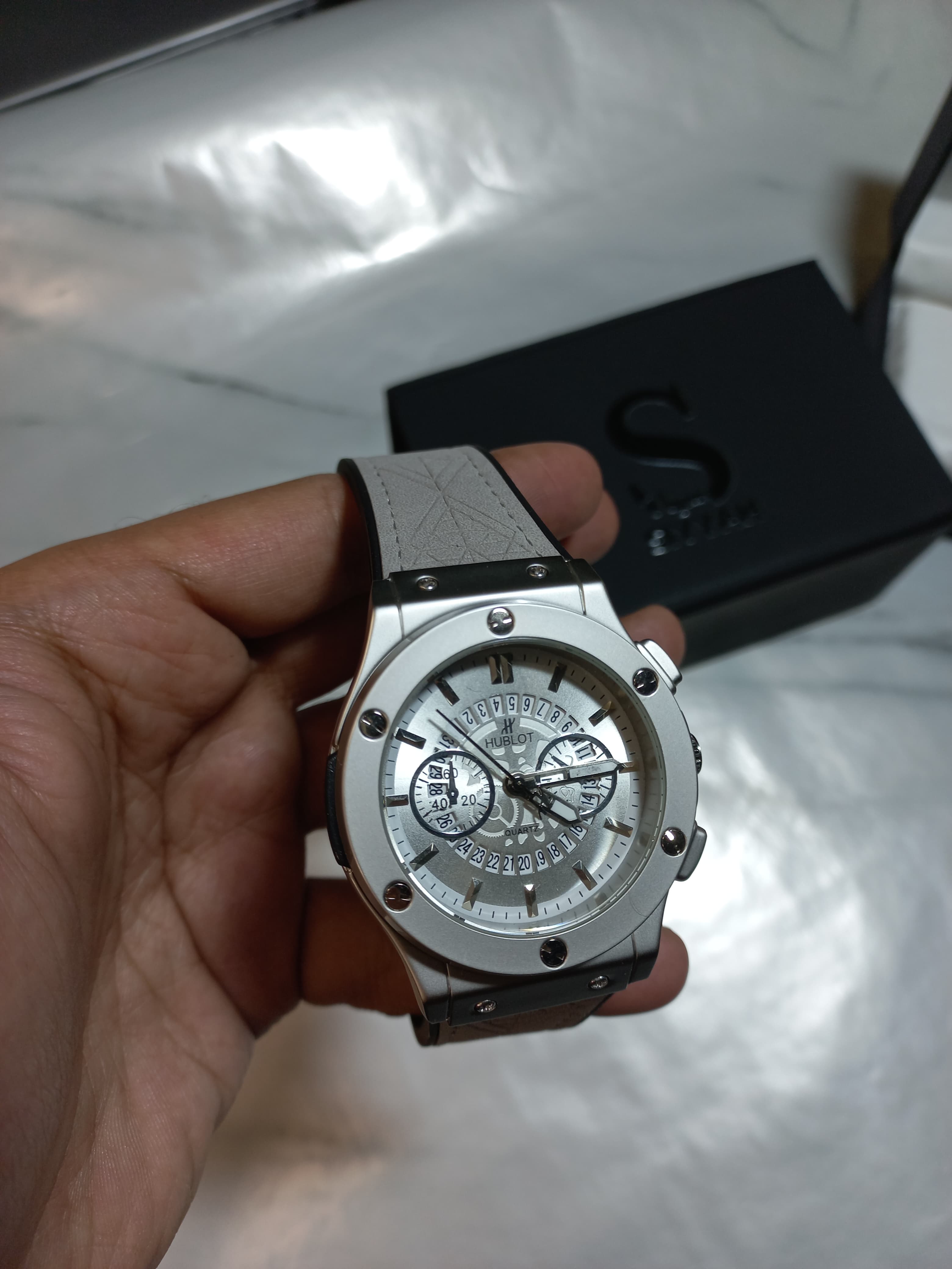 Hublot Geneve Classic Fusion Stainless Steel Quartz Watch