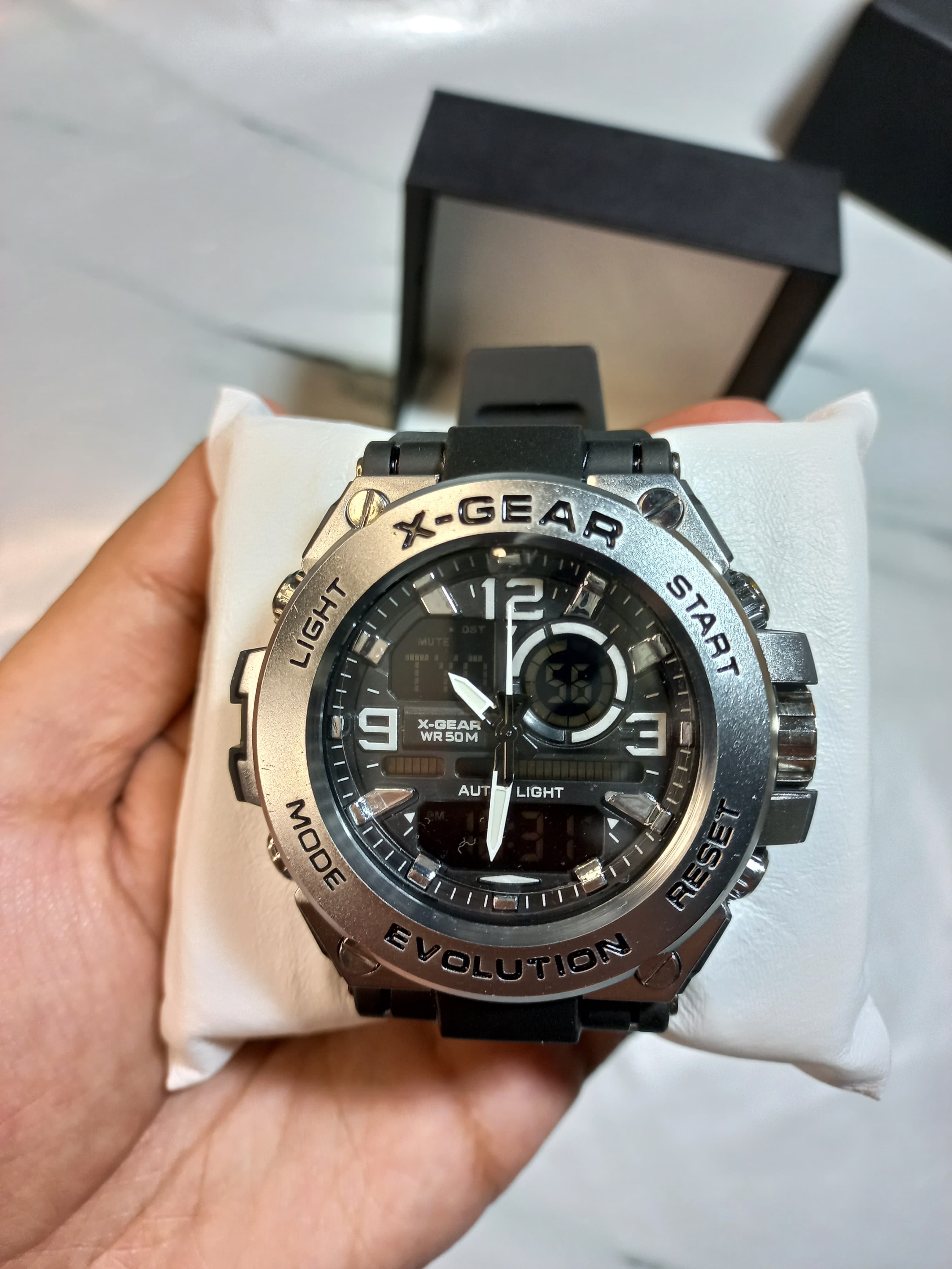 X Gear-985 Dual Time Waterproof Sports Watch For Men