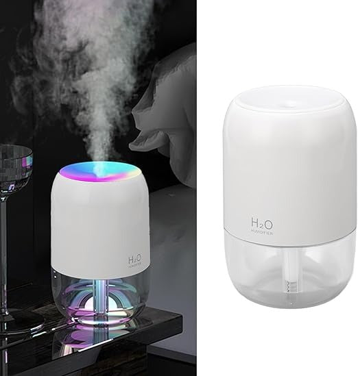 RGB LED Travel-Friendly  Humidifier For Home, Office, and Car