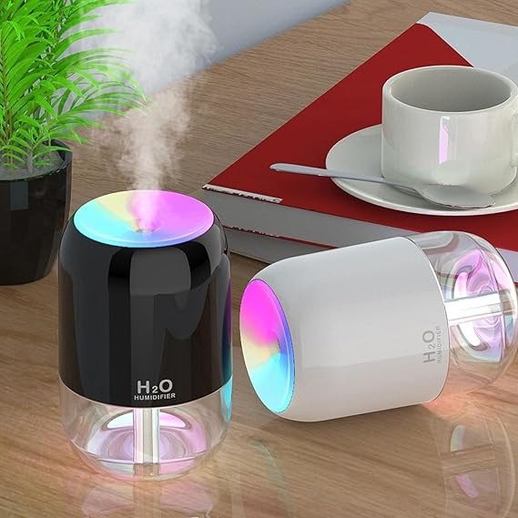 RGB LED Travel-Friendly  Humidifier For Home, Office, and Car