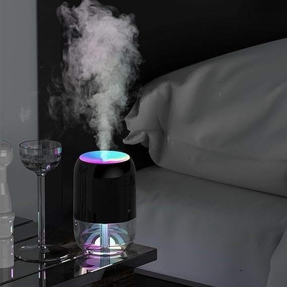 RGB LED Travel-Friendly  Humidifier For Home, Office, and Car