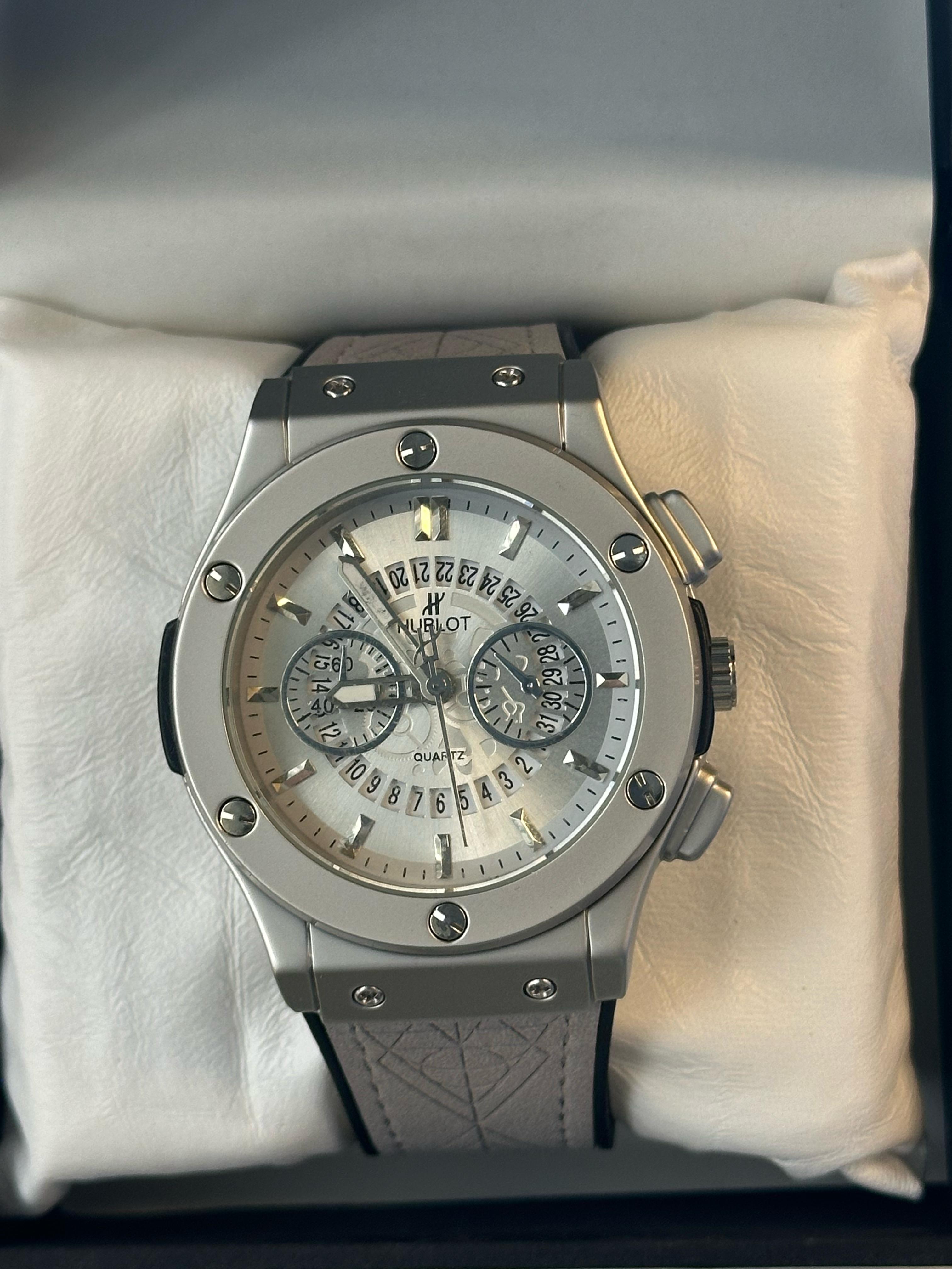 Hublot Geneve Classic Fusion Stainless Steel Quartz Watch