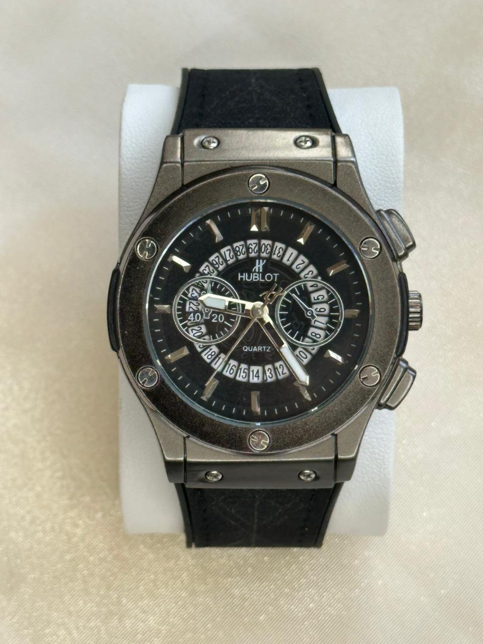 Hublot Geneve Classic Fusion Stainless Steel Quartz Watch - Siyyah
