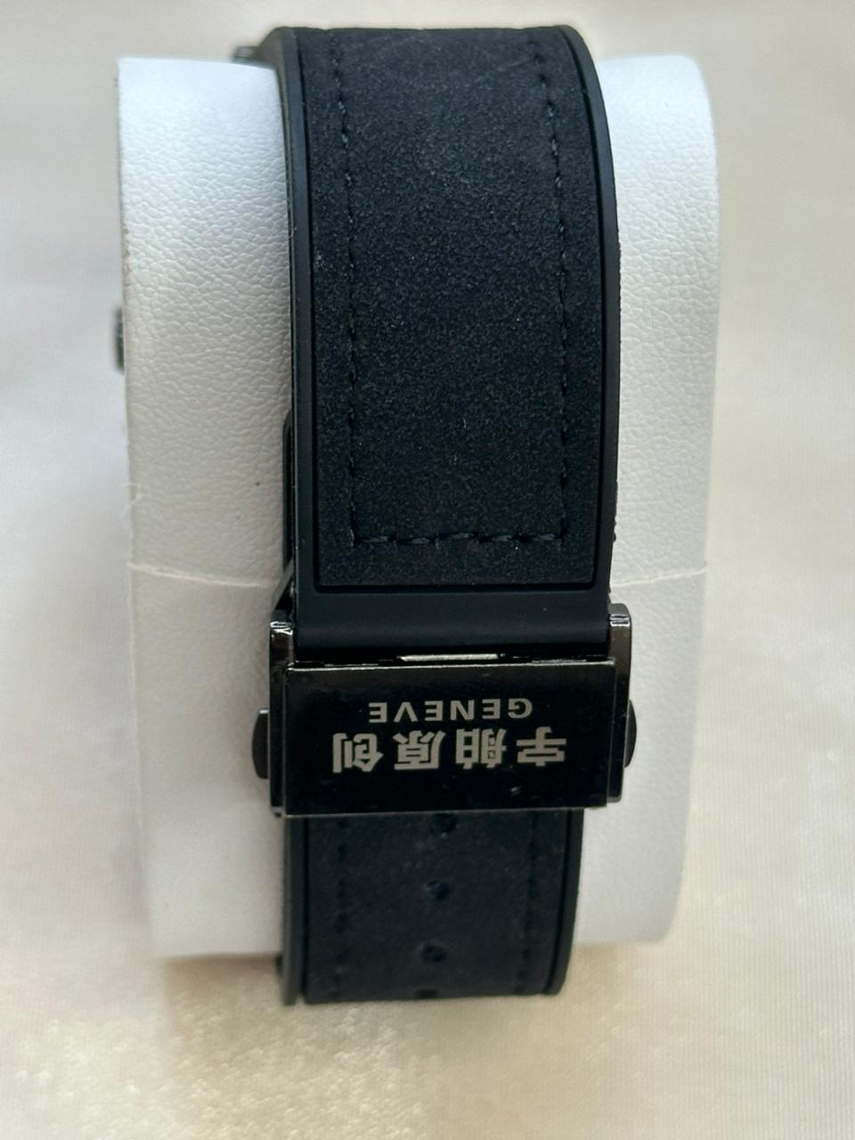 Hublot Geneve Classic Fusion Stainless Steel Quartz Watch - Siyyah